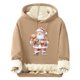 thumbnail image 2 of Sudadera con capucha para hombre, informal, a la moda, con estampado navideño, de manga larga y bolsillo, de poliéster, 2 of 4
