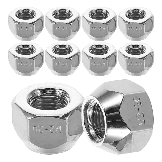DEEPCRAFF 10Ud Tuercas Para Acorn De Plata Para Reparación Vehicular