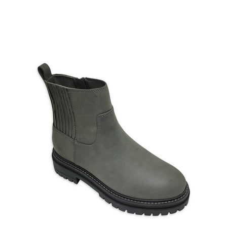 

Time and Tru Women s Lug Chelsea Boots Wide Width Available