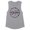Heather Grey, variant on Let's Doula This Women's Muscle Tank Large White