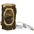 thumbnail image 1 of Black Forest Décor - Bear Tree Light - Rustic Backlit Bear Scene Light with Bark Texture - 7.24" x 4.75", 1 of 2