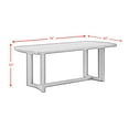 thumbnail image 6 of Picket House Furnishings Canal Rectangular Dining Table in Black, 6 of 7