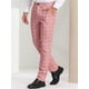 thumbnail image 2 of Pantalones de vestir Lars Amadeus Hombre a cuadros Rosa blanco S, 2 of 6