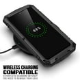 thumbnail image 5 of ELEHOLD for Samsung Galaxy S21 6.2" Case, Heavy Duty Armor Built-in Explosion-Proof Tempered Glass Screen Protector Wireless Charging Hang Rope Hidden Kickstand Shockproof Rugged Case,Black, 5 of 8