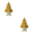 thumbnail image 4 of facefd 1/2/3 Tabletop Christmas Tree Light Artificial Xmas Decortaion Lighting Batter Operated Glow Gift Dining Table Home Ornament Set Gold 2PCS, 4 of 6