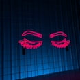 thumbnail image 2 of Glowneon Close Eyes Neon Sign, Boutique Long-lasting Wall Decor, 2 of 4