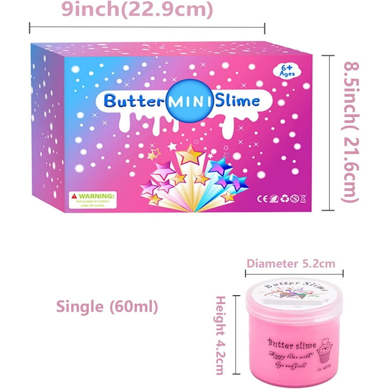 Paquete de 16 Galaxy Slime Bulk, kit de Slime para niñas y niños