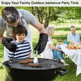 thumbnail image 3 of Black Night Sky Pattern Kitchen Oven Mitt and Pot Holder Sets 2 Pcs for Baking, Cooking and Grilling, Heat Resistant Up To 392 °F, 3 of 7