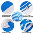 thumbnail image 4 of Stuffed Animal Storage Bean Bag Chair Cover for Kids|Stuffable Zipper Beanbag, 4 of 5