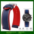 thumbnail image 3 of Correa de nailon de lona de 20 mm y 22 mm para relojes TAG HEUER F1 Gulf Oil Racing Submarine Omega Seahorse Series para hombre, 3 of 5