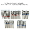 thumbnail image 3 of Aellinatey 50Pcs Nail Drill Bit Cuticle Cleaning Ball Head Nail Drill for Gel Nails, 3 of 21
