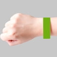 thumbnail image 4 of Bewildely Paquete de 100 pulseras impermeables a prueba de sudor pulseras de un solo identificación pulseras de tela no tejida de color Juguetes Verde, 4 of 6