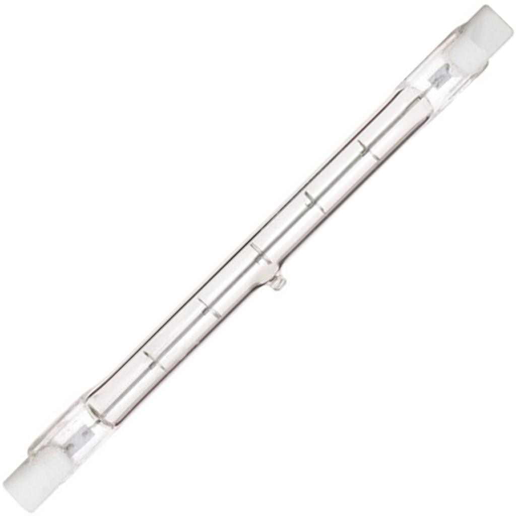 Dimmable Satco Products S1925 300-Watt 5000 Lumens T3 Halogen Double Ended R7S Base 130-Volt Clear 118mm Light Bulb