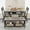 Grey, variant on NEILA Stylish Dining Table Set for 4 - Kitchen Table with Comfortable Bench & 2 Chairs, Space-Saving Design with Wine Rack, Perfect for Small Spaces, Rustic Modern Home Furniture,Brown