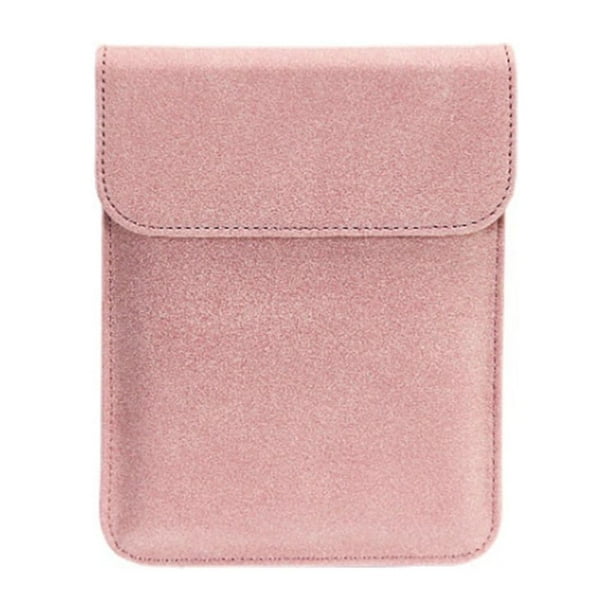 Methold Funda protectora para tableta Funda protectora Estuche de suministros de cuero Fuax Bolsa de inserción Bolsas ligeras para accesorios Computadoras de tableta Rosado