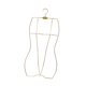 thumbnail image 4 of Percha de hierro para trajes de baño infantiles con forma de cuerpo, soporte organizador multiusos. Oro, 4 of 9