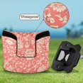thumbnail image 6 of Haosy Elegant Coral Flower Plant Golf Mallet Putter Cover Strong Magnetic Leather Golf Club Headcover Closure, 6 of 7