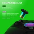thumbnail image 4 of eXtremeRate 13 in 1 Component Pack Kit for Xbox Elite Series 2 Controller, 6 Metal Thumbsticks & Tool, 2 D-Pads, 4 Paddles for Xbox Elite Series 2 Core Controller - Metallic Rainbow Aura Blue & Purple, 4 of 5