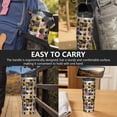 thumbnail image 7 of 30oz Handheld Travel Tumbler with Handle – Double Wall Stainless Steel Insulated Cup, Flip Straw Lid, Leak-Proof & BPA-Free for Hot and Cold Drinks – Durable Coffee & Juice Mug Pink, 7 of 7