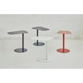 thumbnail image 5 of Chroma Modern Metal End Table Space Saving C Shaped Design in Orange, 5 of 5