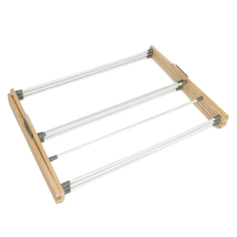 Household Essentials Pine Wood Foldable Drying Rack with 23.8 Drying Space