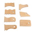 thumbnail image 1 of Moldeador De Pies De Cerámica, Herramientas Livianas Para Recortar Costillas De Cerámica, 7 Piezas, Formas Múltiples, Sin Deformación, Alta Eficiencia Para Artesanía De, 1 of 7