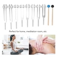 thumbnail image 2 of Chakra Tuning Fork Set 8 Color Counterweight Tuning Fork Set Aluminum Tuning Forks 126.22 Hz Sound Healing Tool, 2 of 6