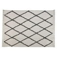 thumbnail image 5 of LR Home Black/White Shag Diamond Lightweight Throw Blanket, 50" x 60", 5 of 8