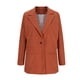 thumbnail image 5 of Blazer para mujer, chaqueta con botones de color liso, doble bolsillo, solapa, blazer de traje de moda, top de poliéster para mujer, 5 of 8