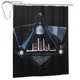 thumbnail image 1 of Juego de cortina de ducha con máscara de Darth Vader con gancho, decoración para el baño, fácil de limpiar, lavable a máquina, tela de poliéster duradera, cortina de ducha de tela impermeable, 66 x, 1 of 8