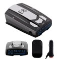 thumbnail image 1 of Detector de radar, detector de radar láser de velocidad de automóvil con pantalla LED Alerta de voz y sistema de alarma Kit de detector de radar con detección de 360 grados Xemadio FLD-2634, 1 of 7