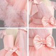 thumbnail image 5 of IBTOM CASTLE Toddler Baby Girls Shiny Sequin Heart Pageant Dress Sequins Heart Tulle Tutu Dress Flower Wedding Princess Birthday Party Prom Gown 3-4 Years Pink, 5 of 7