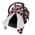 thumbnail image 2 of Honeii French Bulldog1 print 2-in-1 baby car seat canopy doubles as a nursing cover, fitting both genders & measuring 39x27.5in, 2 of 7