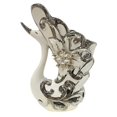 thumbnail image 1 of DLusso Designs YX240W 13 in. Silver Peacock Vase, 1 of 1