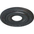 thumbnail image 3 of Ekena Millwork 20 5/8"OD x 6 1/4"ID x 1 3/8"P Lauren Ceiling Medallion (Fits Canopies up to 6 1/4"), Hand-Painted Pewter, 3 of 6