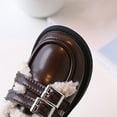 thumbnail image 5 of Otqutp Little Kid First Walking Shoes Fashion Big Kids Winter Water Proof Flat Keep Warm Snow Boots Non-Slip Comfortable Shoes for Children Girls(Brown,2-2.5 Years), 5 of 8