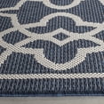 thumbnail image 3 of Safavieh Courtyard Carlos Oriental Indoor/Outdoor Runner Rug, Navy/Beige, 2'7" x 8'2", 3 of 8