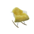 thumbnail image 4 of Natural Milan Sheepskin Single Rug | Canary | 2'x3', 4 of 6