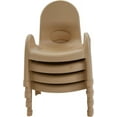 thumbnail image 5 of Angeles 7 in. Kids Stacking Chair in Natural Tan - Set of 4, 5 of 7