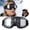 A, variant on Retro Motorcycle Goggles, UV-Protective Riding Glasses Fits Over Eyeglasses, Soft Padded Windproof Ski Goggles, 7.1" Wide
