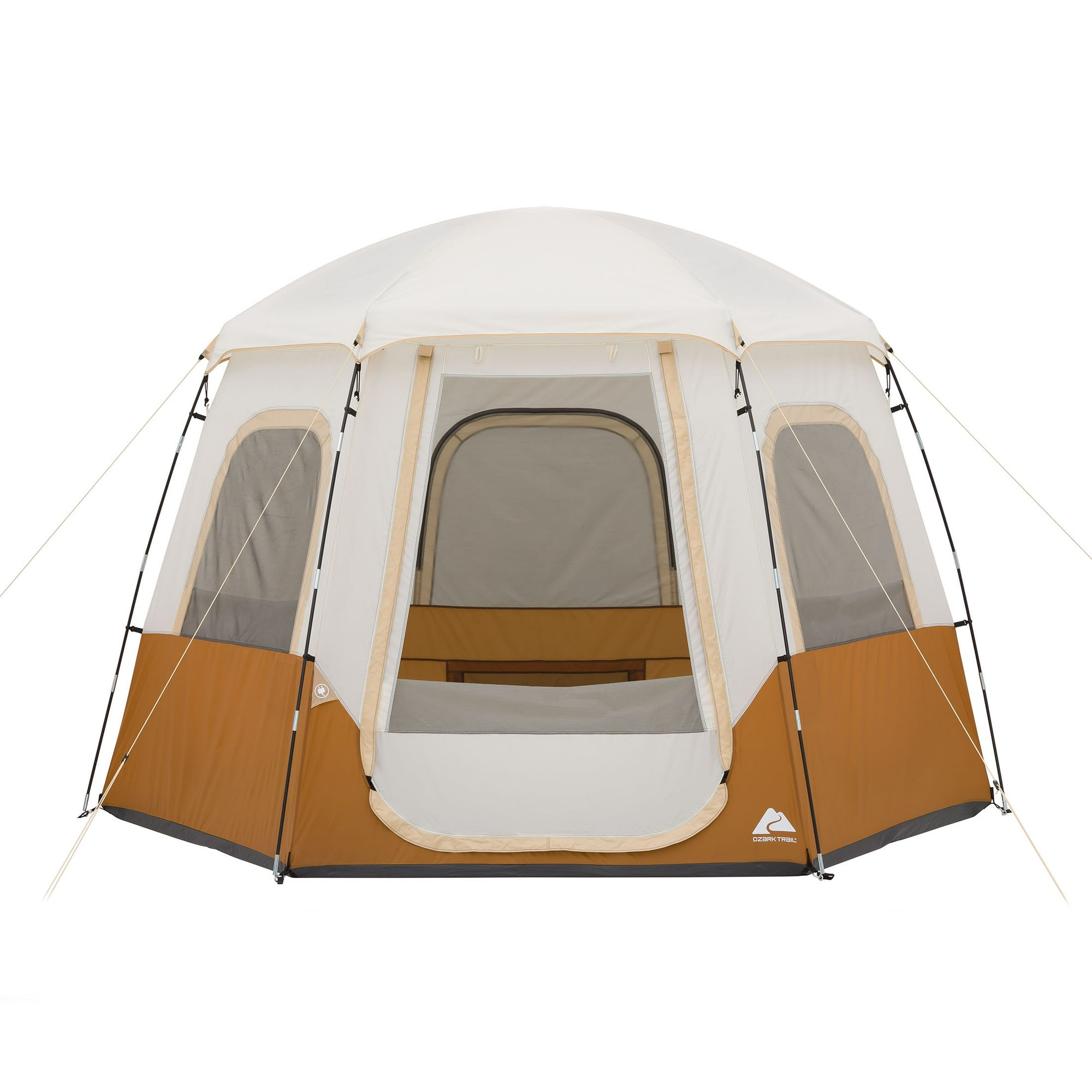 Ozark Trail 6 Person Lighted Dome Screenhouse Tent, 12.5 ft x 10 ft x 90 in H