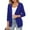 Royal Blue, variant on VERABENDI Women's Cardigan Knit Sweaters Long Sleeve Open Front Lightweight with Pockets,S-2XL