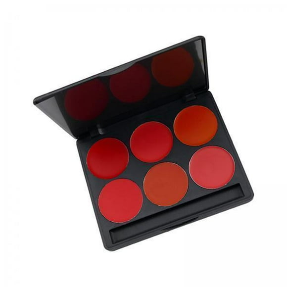 Xuanheng 5x6 Colors Lip Palette Lip Glosses Makeup Plate for Office Women Girls Dance