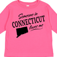 thumbnail image 4 of Inktastic Someone in Connecticut Loves Me Boys or Girls Long Sleeve Toddler T-Shirt, 4 of 5