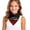 Brick Red, variant on Neck Scarf for Children Custom Text Print Multicolor Scarf Idea for Little Kids Shawl Purple1,One Size