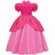 thumbnail image 2 of Disfraz de princesa Peach de Super Bros. Mario y Luigi para niñas, disfraz de cosplay para niños, disfraces con accesorios, 2 of 5