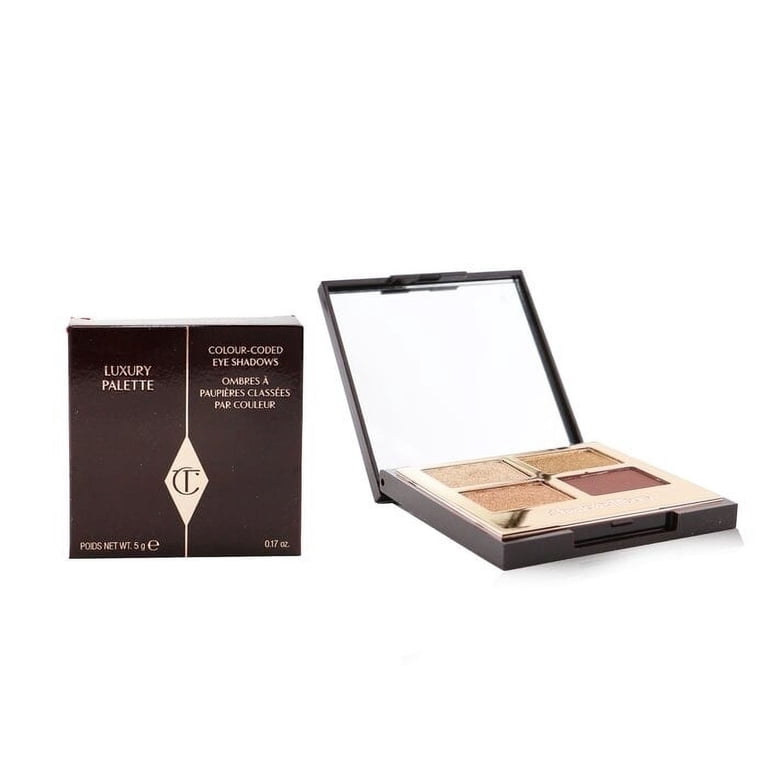 Charlotte Tilbury Luxury Eyeshadow Quad, Queen Of Glow, Silky