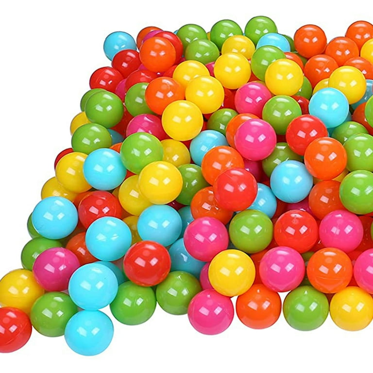 Click N' Play Plastic Balls for Ball Pit, Phthalate & BPA Free, Crush Proof  Play Balls for Ball Pit, Pit Balls in Assorted Colors in Reusable and