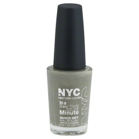 NYC New York Color In a New York Color Minute Quick Dry Nail Polish, 270 Sidewalkers, 0.33 fl