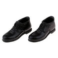 thumbnail image 2 of kusrkot 1/6 Scale Male Black Leather Shoes for 12'' Action Figure Accessory Decor Craft, 2 of 9